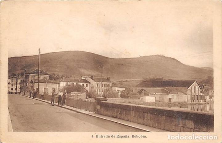 Postales: ENTRADA DE ESPA&Ntilde;A.- BEHOBIA - Foto 1