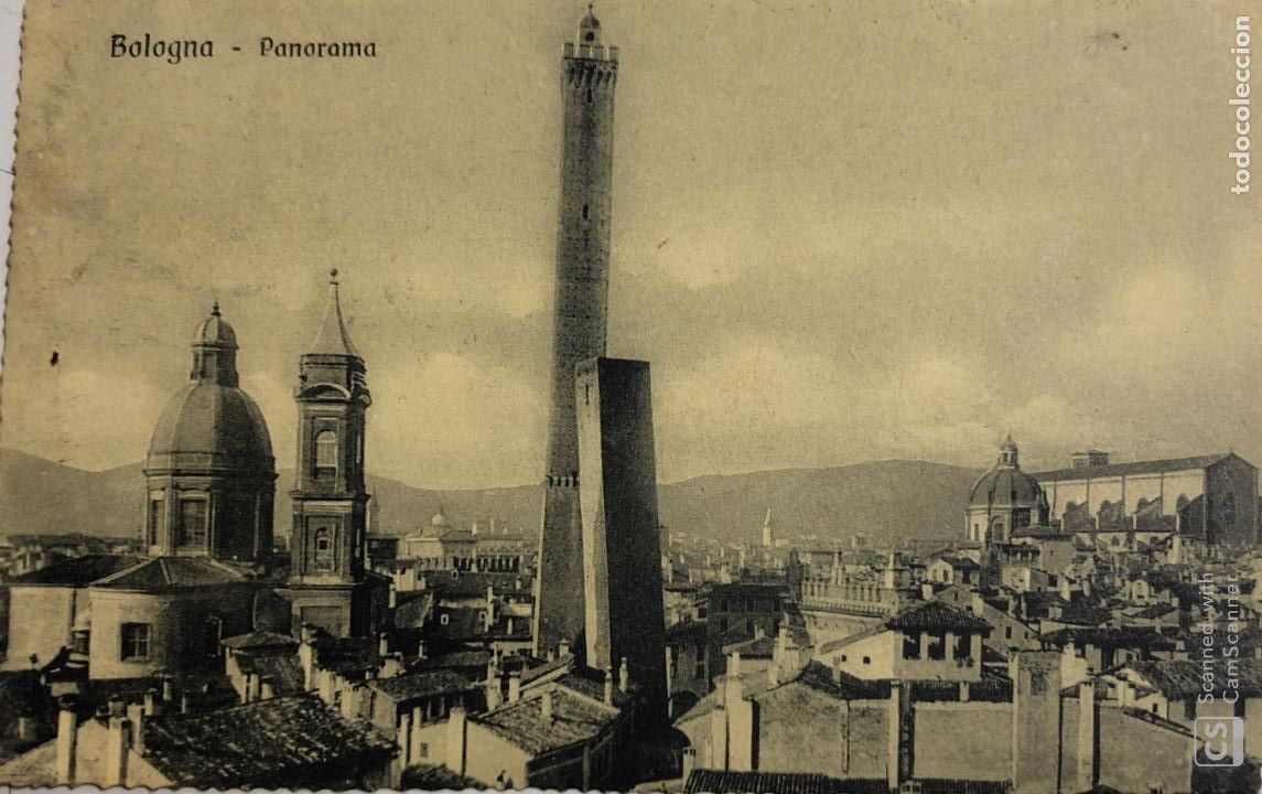 Postcards: TARJETA POSTAL DE BOLOGNA- PANORAMA.