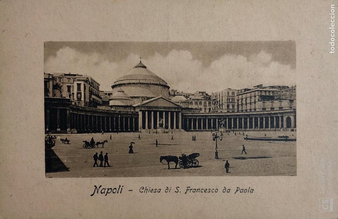 Postcards: TARJETA POSTAL DE NAPOLI-CHIESA DI S.FRANCESCO DA PAOLA.