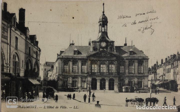 Postcards: TARJETA POSTA DE FRANCIA - CHAUMONT- L'HOTEL DE VILLE.