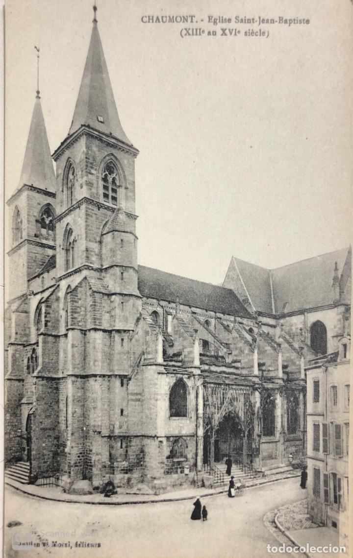 Postcards: TARJETA POSTA DE FRANCIA - CHAUMONT- EGLISE SAINT-JEAN-BAPTISTE.