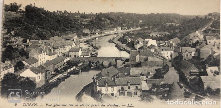 Postcards: TARJETA POSTA DE FRANCIA - DINAN- VUE GENERALE SUR LA RANCE PRISE DU VIADUC..
