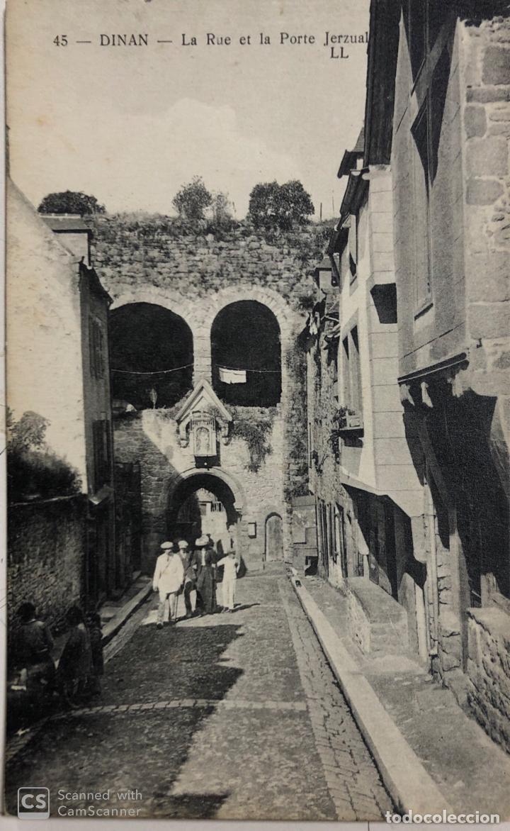 Postcards: TARJETA POSTAL DE FRANCIA- DENIN- LA RUE ET LA PORTE JERZUAL.