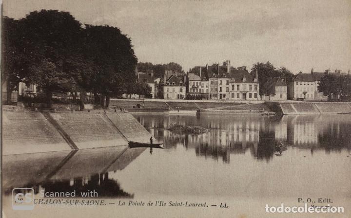 Postcards: TARJETA POSTAL DE CHALON-SUR-SAONE- LA POINTE DE L'ILE SAINT-LAURENT.