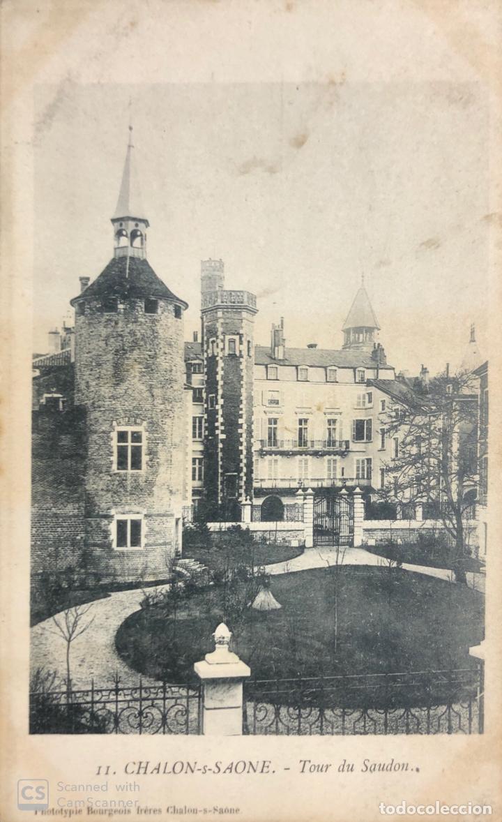 Postcards: TARJETA POSTAL DE CHALON-SUR-SAONE- TOUR DU SAUDON.