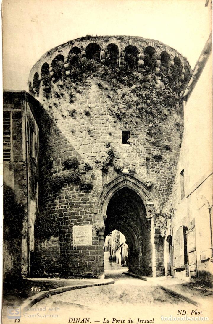Postcards: TARJETA POSTAL DE DINAN-LA PORTE DU JERSUAL.