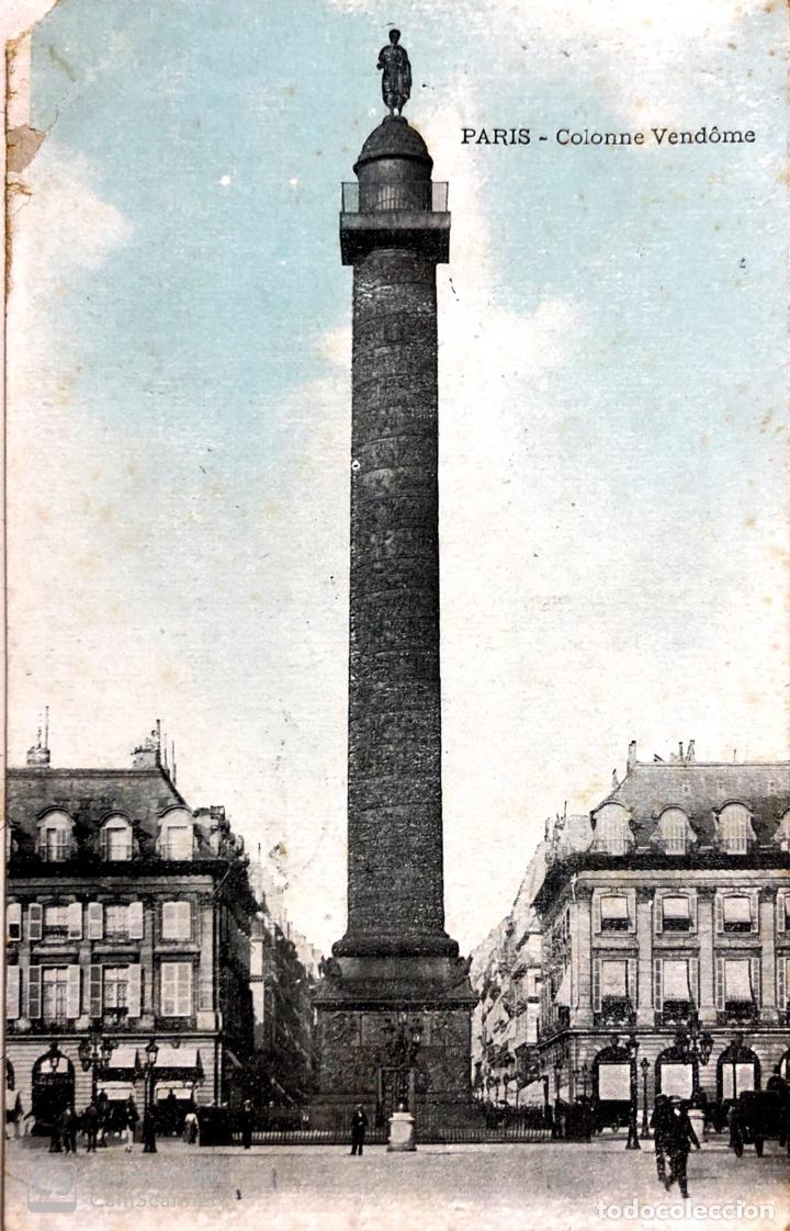 Postcards: TARJETA POSTAL DE PARIS-COLONNE VENDOME.