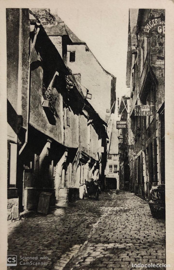 Cartoline: TARJETA POSTAL DE FRANCIA -DINAN. LA RUE DE LA CORDONNERIE.