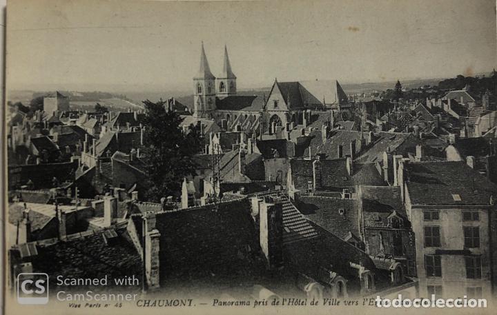 Cartoline: TARJETA POSTAL DE FRANCIA -CHAUMONT. PANORAMA PRIS DE L'HOTEL DE VILLE VERS L'EGLISE SAINT-JEAN