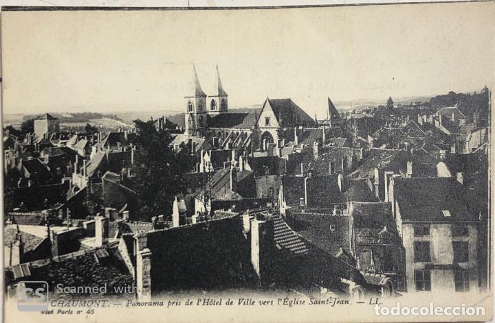 Cartoline: TARJETA POSTAL DE FRANCIA- CHAUMONT-PANORAMA PRIS DE L'HOTEL DE VILLE VERS L'EGLISE SAINT-JEAN..
