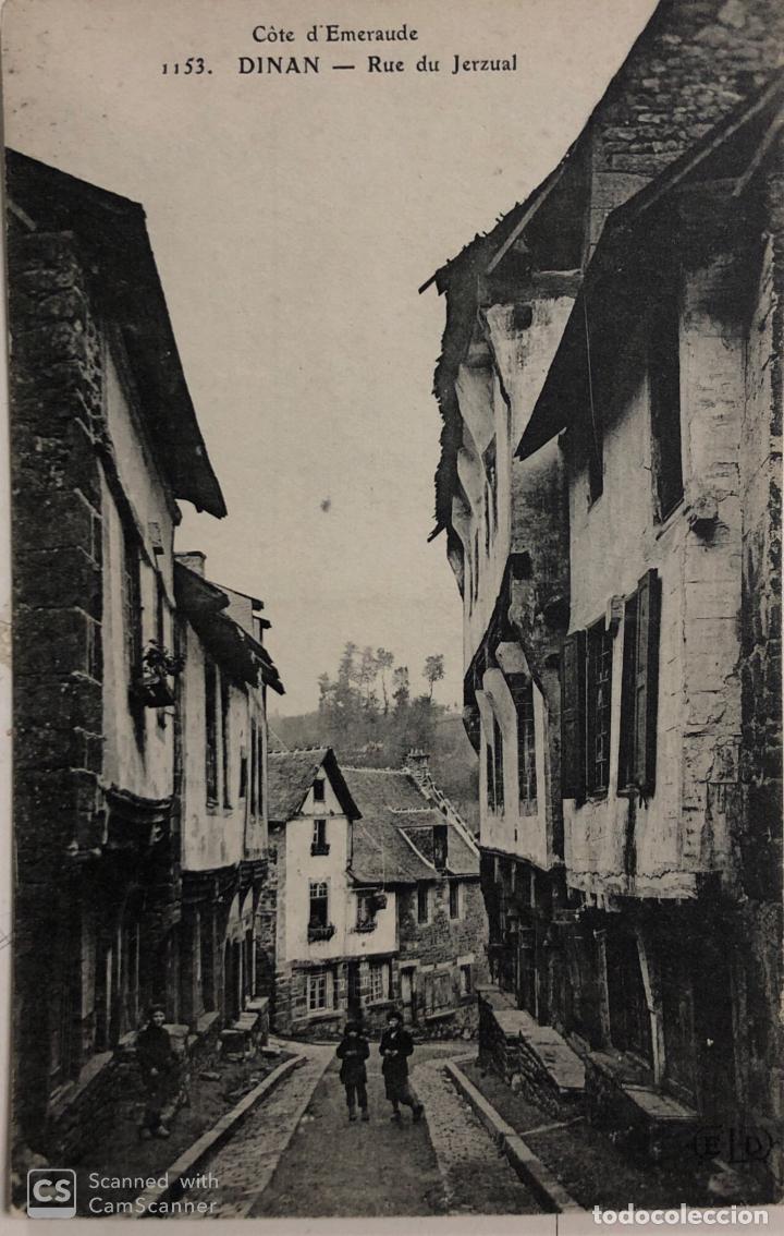 Cartoline: TARJETA POSTAL DE FRANCIA-DINAN. RUE DU JERZUAL.