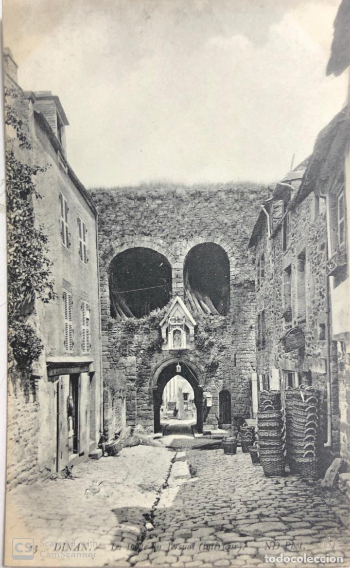 Cartes Postales: TARJETA POSTAL DE FRANCIA-DINAN-LA PORTE DU JERSUAL.