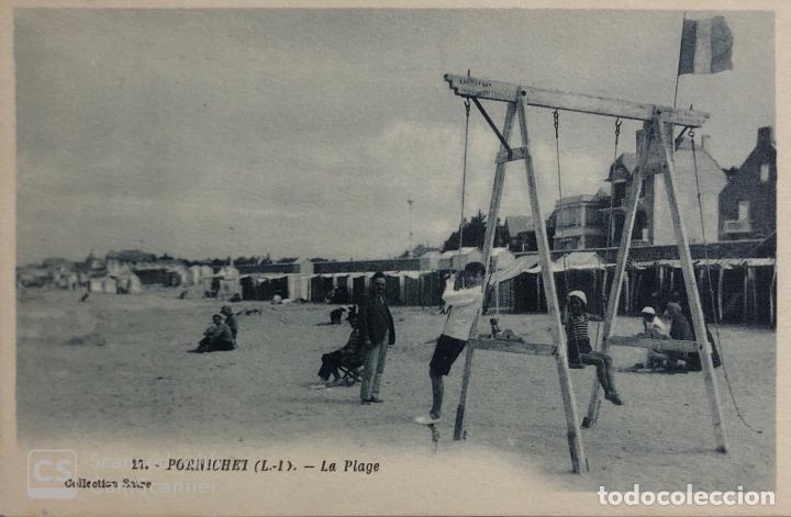 Cartes Postales: TARJETA POSTAL DE FRANCIA-PORNICHET. LA PLAGE.