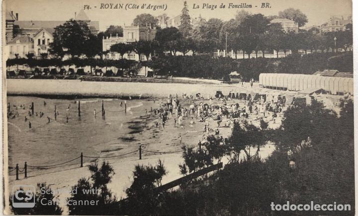 Cartes Postales: TARJETA POSTAL DE FRANCIA- ROYAN (COTE D'ARJENT) LA PLAGE DE FONCILLON.