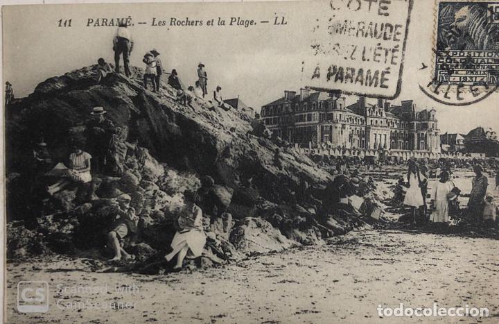 Postcards: TARJETA POSTAL DE FRANCIA-PARAME-LES ROCHERS ET LA PLAGE.