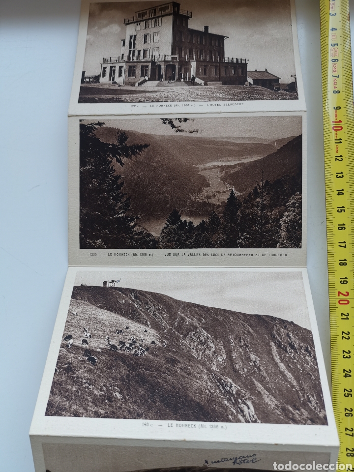 Postais: &Agrave;lbum de 12 postales de Le Honneck sin tapa. Principios s. XX