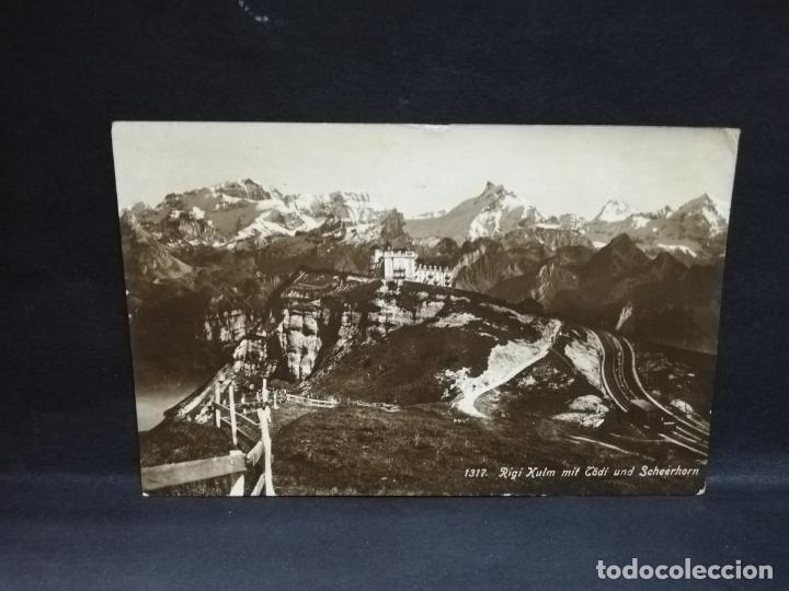 Postales: TARJETA POSTAL DE SUIZA. RIGI KULM MIT TODI UND SCHEERHORN.