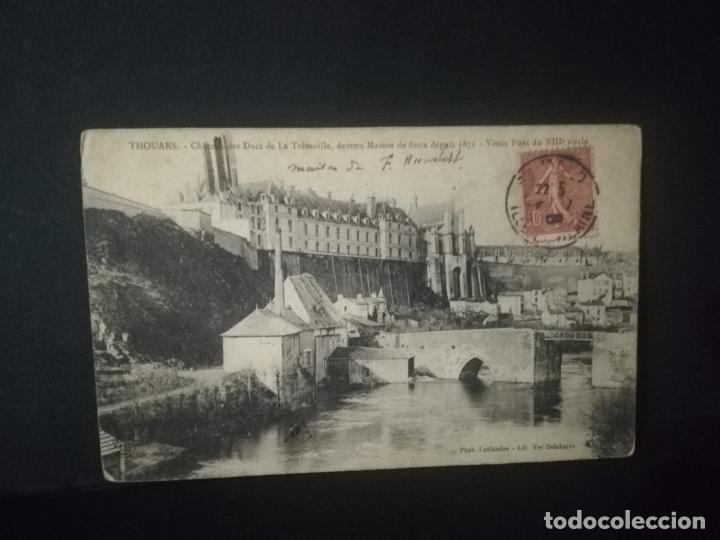Cartoline: TARJETA POSTAL DE THOUARS. CHATEAUDUES DE LA TREMOILLE, DEVENU MAISON DE FORCE DEPUIS 1871.