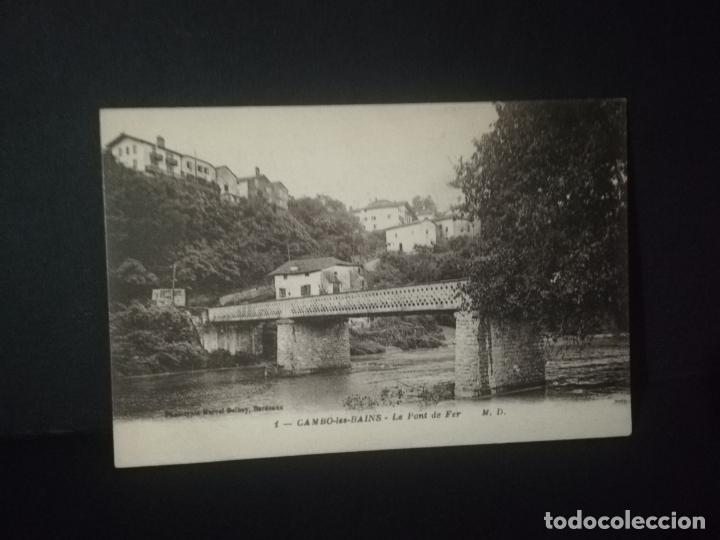 Postais: TARJETA POSTAL DE CAMBO- LES- BAINS. LE PONT DE FER.