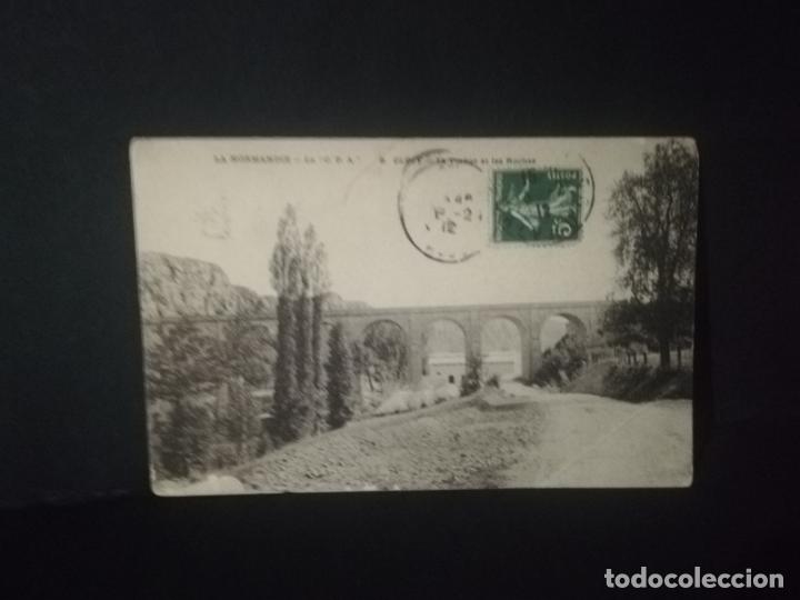 Postais: TARJETA POSTAL DE LA NORMANDIE. LA C.P.A. CLECY LA VIADUC ET LES ROCHES.