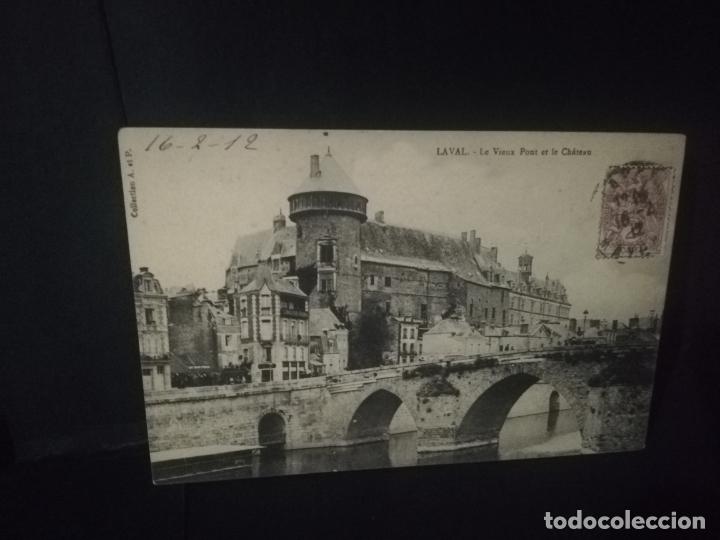 Postais: TARJETA POSTAL DE LAVAL. LE VIEUX PONT ET LE CHATEAU.