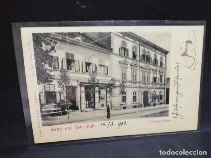 Postales: TARJETA POSTAL DE GRUSS AUS BAD- HALL. AUSTRIA.