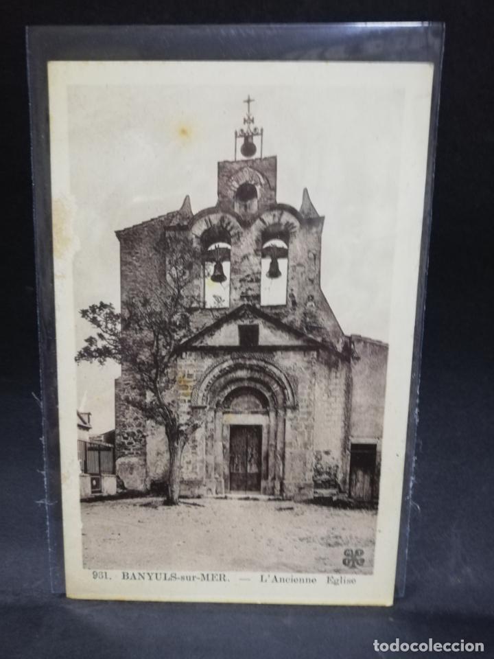 Postcards: TARJETA POSTAL DE FRANCIA. BANYULS- SUR- MER. L&acute;ANCIENNE EGLISE.