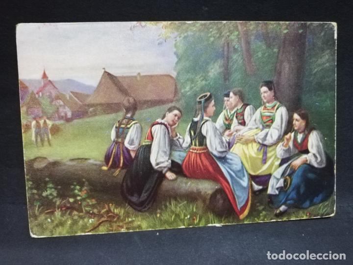 Postcards: TARJETA POSTAL DE GALANTES Y MUJERES. ALEMANIA.