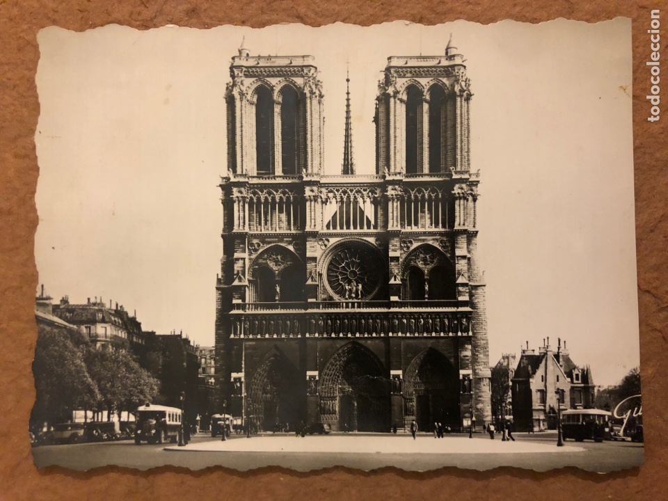 Cartes Postales: PARIS ET SES MERVEILLES, CATH&Eacute;DRALE NOTRE-DAME ET LE PARVIS. POSTAL CIRCULADAEN 1958. N&deg; 7024