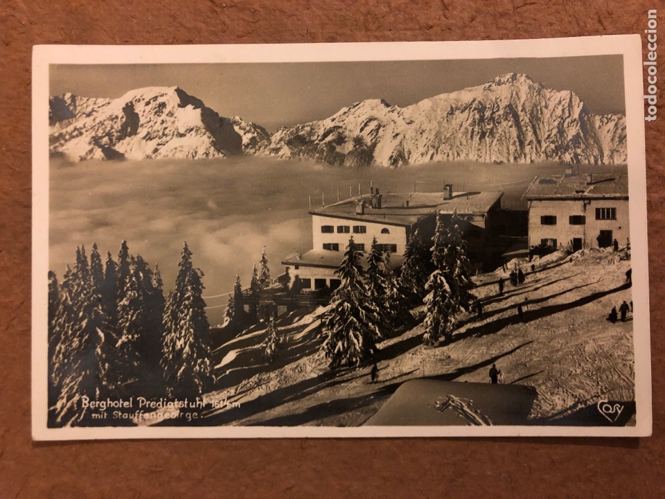 Postais: WINTERSPORTPLATZ u. KUROT BAD REICHENHALL. POSTAL CIRCULADA EN 1957. CON SELLOS.