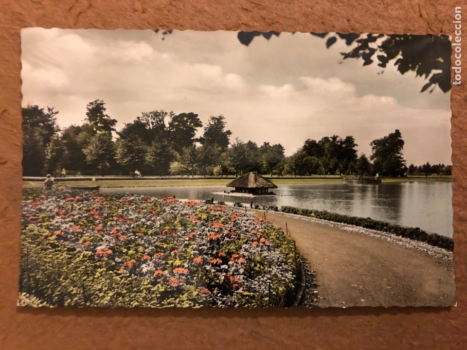 Postais: DORTMUND, KAISER-WILHELM-HAIN. ANTIGUA POSTAL CIRCULADA. AGFA ORIGINALFOTO.