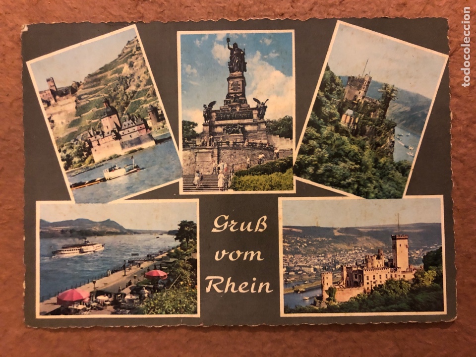 Cartes Postales: GRUB VOM RHEIN. POSTAL CIRCULADA EN 1960. CON SELLOS. AFKH 936/11.