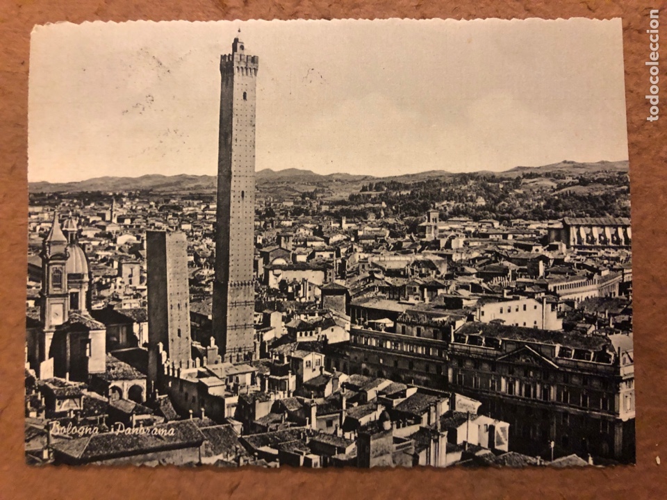 Cartes Postales: BOLOGNA, PANORAMA. POSTAL CIRCULADA EN 1958. CON SELLO. ED. CARTOVENDITA.