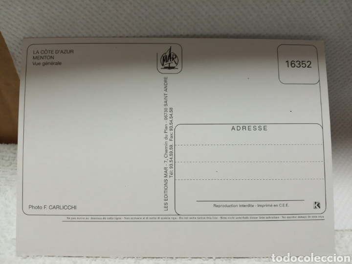 Postales: Menton - Foto 2