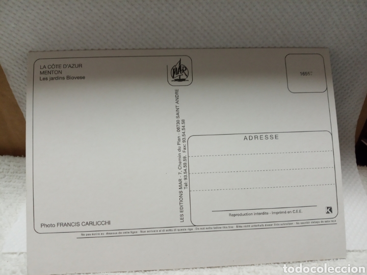 Postales: Menton - Foto 2