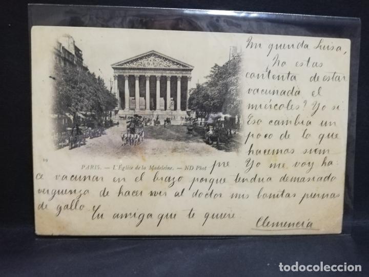 Postkarten: TARJETA POSTAL DE PARIS. L&acute;EGLISE DE LA MADELEINE.