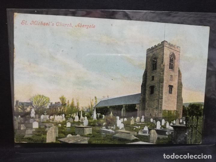 Postkarten: TARJETA POSTAL DE ST. MICHAEL&acute;S CHURCH, ABERGELE. CONDADO DE CONWY.