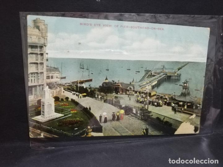 Postais: TARJETA POSTAL DE BIRD&acute;S EYE VIEW OF PIER- SOUTHEND- ON- SEA.