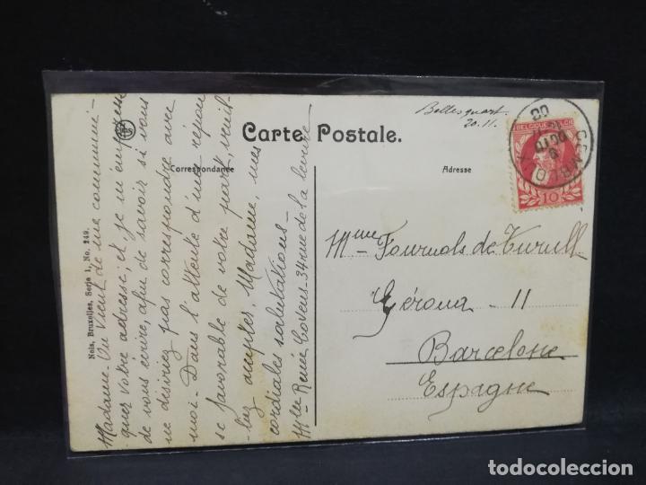 Postales: TARJETA POSTAL DE BRUXELLES. POSTE CENTRALE. - Foto 2