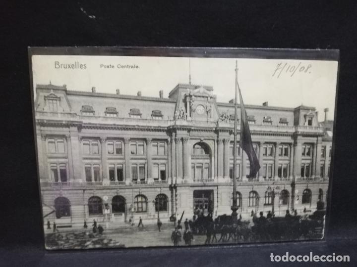 Postales: TARJETA POSTAL DE BRUXELLES. POSTE CENTRALE. - Foto 1