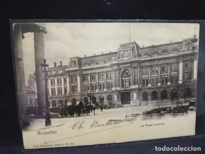 Postales: TARJETA POSTAL DE BRUXELLES. LA POSTE CENTRALE. - Foto 1
