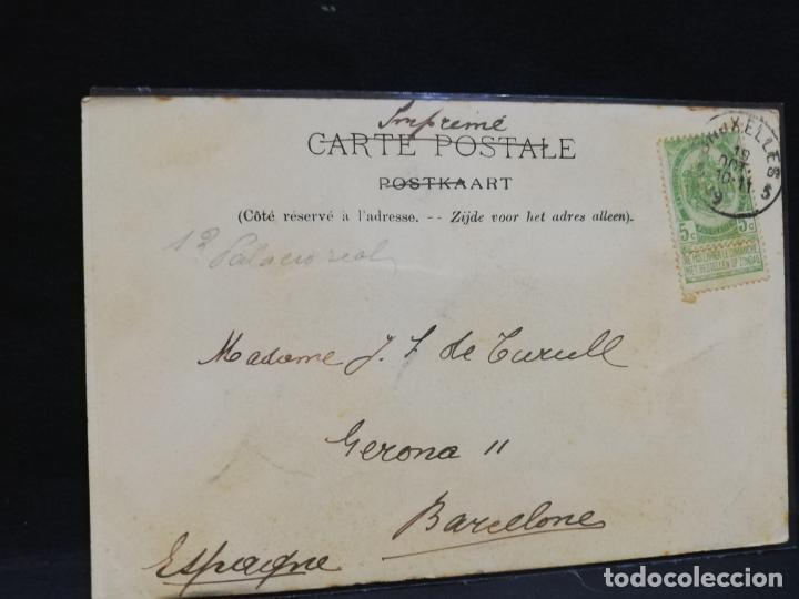 Postales: TARJETA POSTAL DE BRUXELLES. LA POSTE. - Foto 2