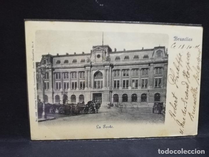 Postales: TARJETA POSTAL DE BRUXELLES. LA POSTE. - Foto 1