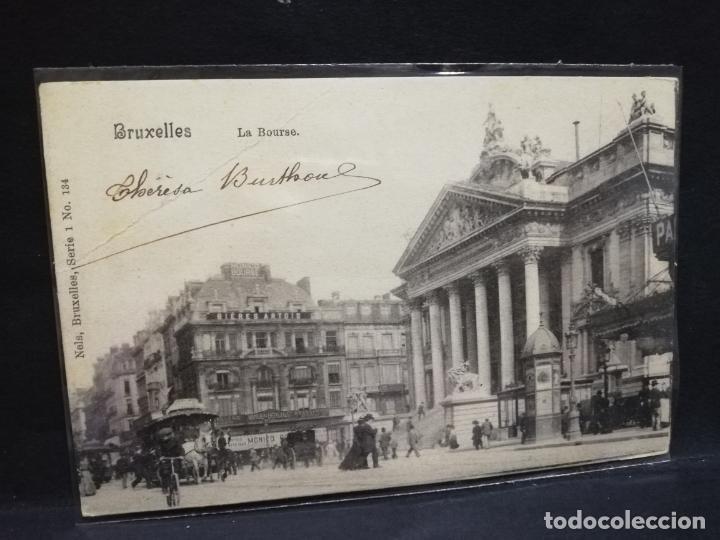 Postales: TARJETA POSTAL DE BRUXELLES. LA BOURSE. - Foto 1