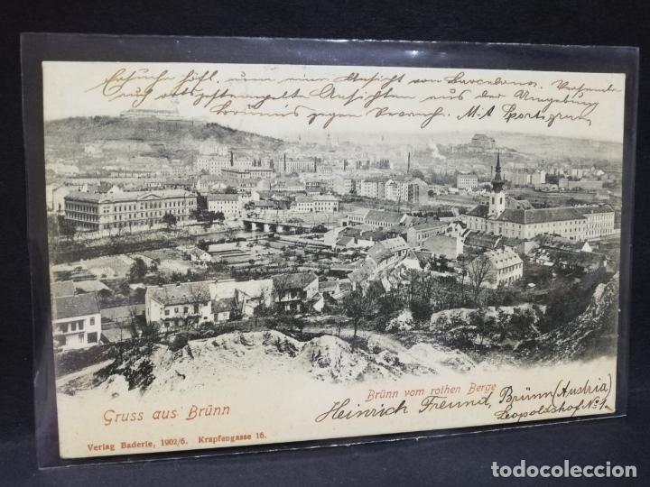 Postais: TARJETA POSTAL DE GRUSS AUS BR&Uacute;NN. ALEMANIA.
