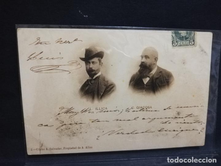 Postais: TARJETA POSTAL DE J. ILLICA. C. GIACOSA.