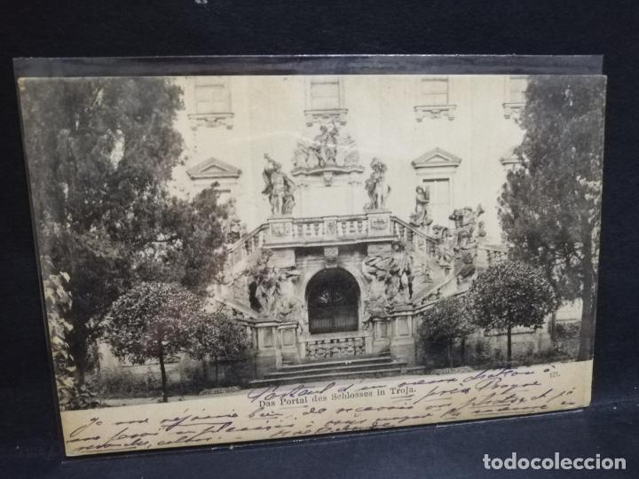 Postais: TARJETA POSTAL DE DAS PORTAL DES SCHLOSSES IN TROJA.