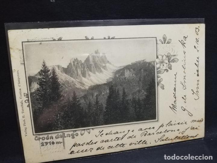 Postais: TARJETA POSTAL DE CRODA DA LAGO. ITALIA.