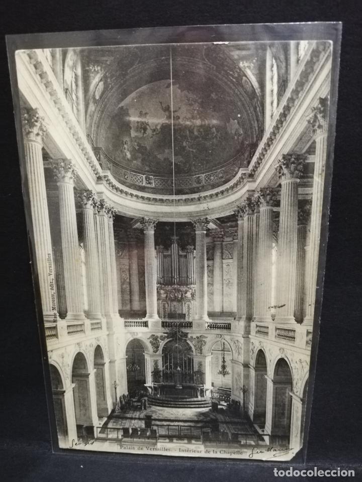Cartes Postales: TARJETA POSTAL DE PALACIO DE VERSALLES. INTERIOR DE LA CAPILLA.