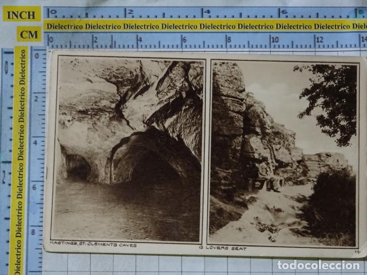 Postkarten: POSTAL DE REINO UNIDO. A&Ntilde;O 1946. HASTINGS ST CLEMENTS CAVES LOVERS SEAT. 2332